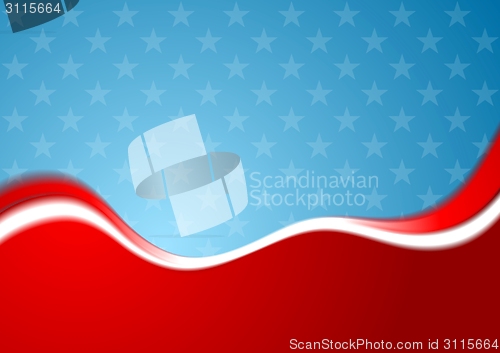 Image of Abstract USA colors background