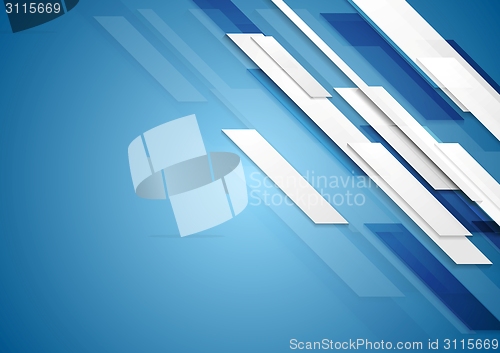Image of Blue shiny hi-tech motion background