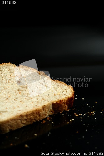 Image of bread cut