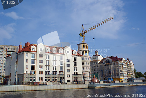 Image of New buildings on the river