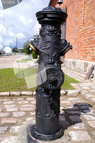 Image of Black hydrant