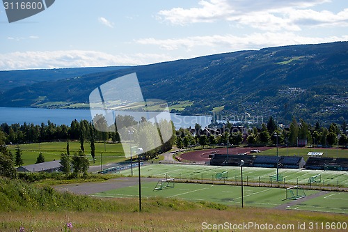 Image of Sport center, playgrounds, soccer fields, tennis courts