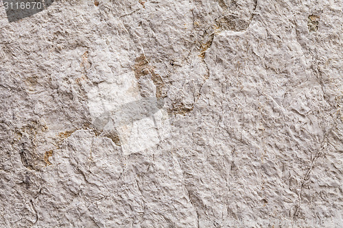 Image of Close Up On Rough Texture Of An Ancient Stone Wall