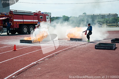 Image of Fire relay race