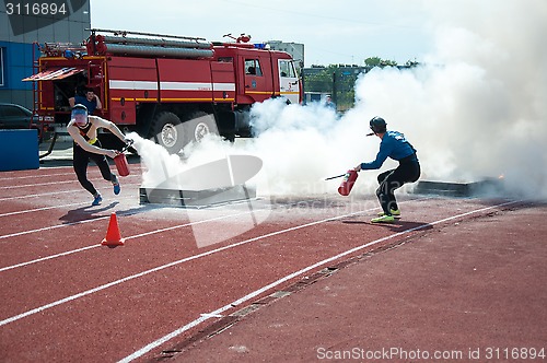 Image of Fire relay race