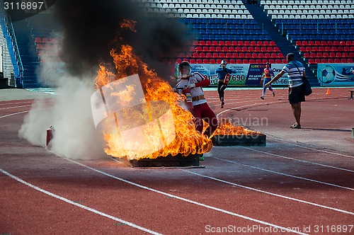 Image of Fire relay race