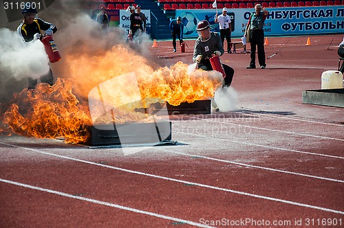 Image of Fire relay race