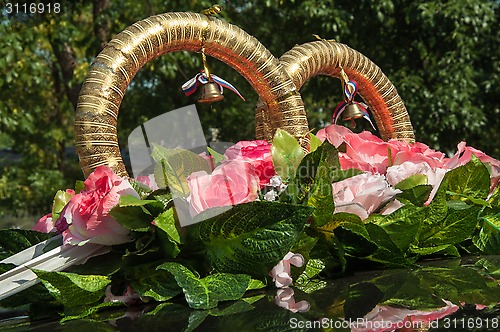 Image of Wedding car decoration