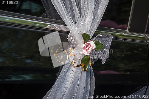 Image of Wedding car decoration