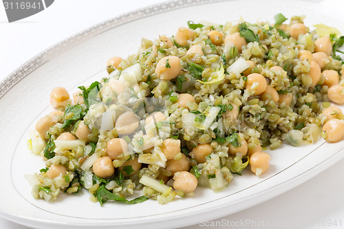 Image of Freekeh chickpea salad