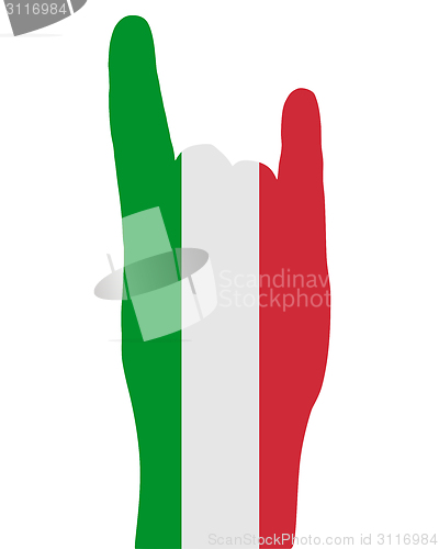 Image of Italian finger signals