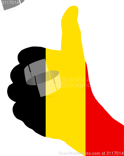 Image of Belgian hand signal