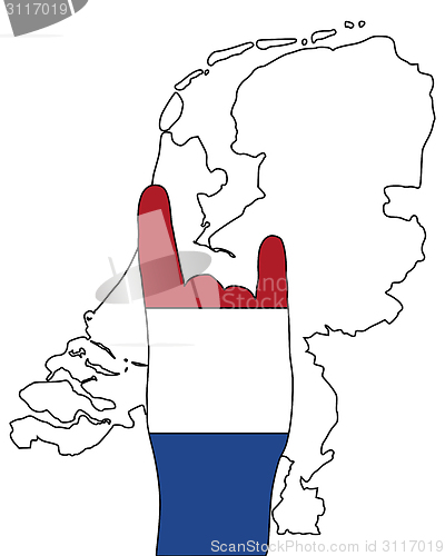 Image of Dutch finger signal