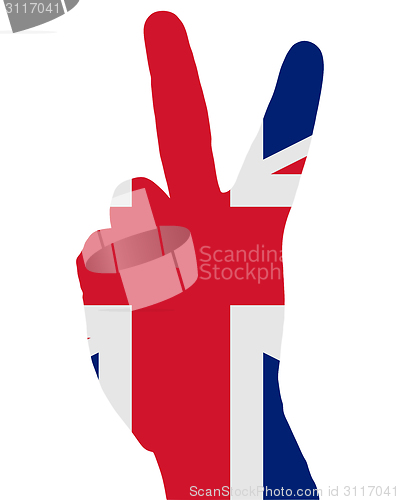 Image of British finger signal