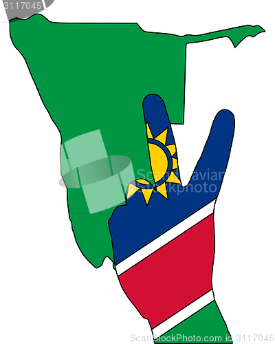 Image of Namibia hand signal