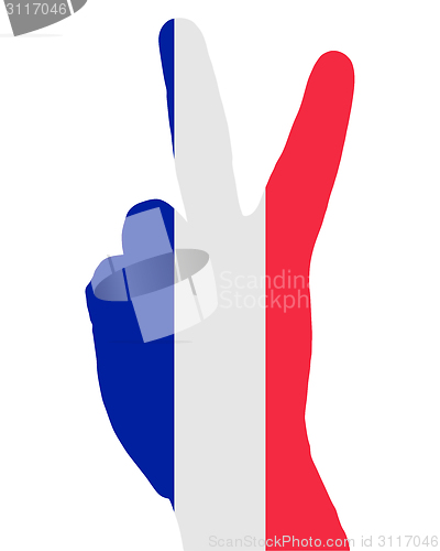 Image of French hand signal