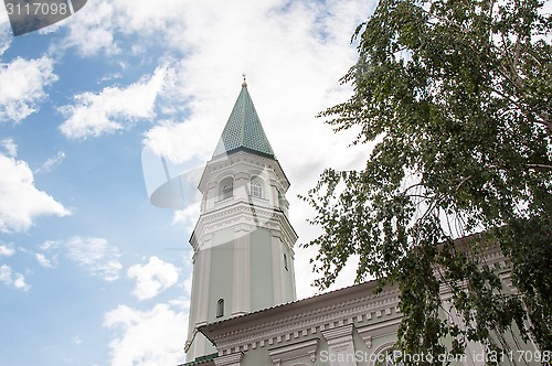 Image of Mosque with minaret Husainiy in the city of Orenburg 