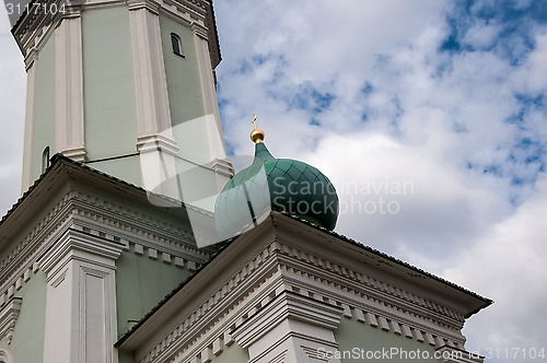 Image of Mosque with minaret Husainiy in the city of Orenburg 