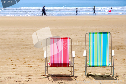 Image of Beach chairs