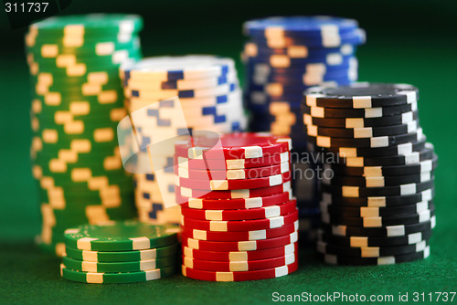 Image of Stacks of chips