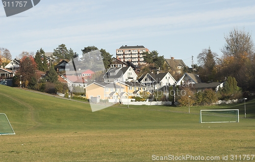 Image of Park and house