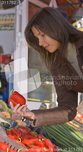 Image of Vegetable market-pepper.