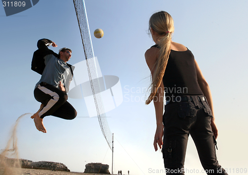 Image of Volleyball players