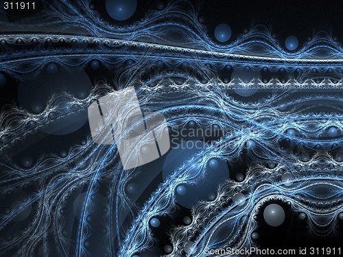 Image of Blue pattern 3D