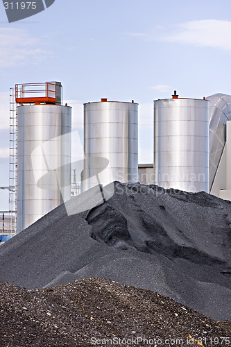 Image of Gravel silos