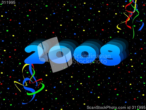 Image of New Year 2008 Background