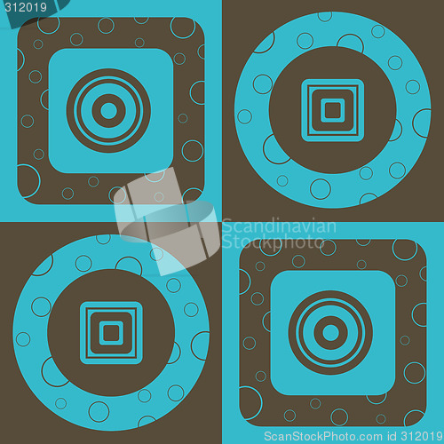Image of Circle and Square Pattern