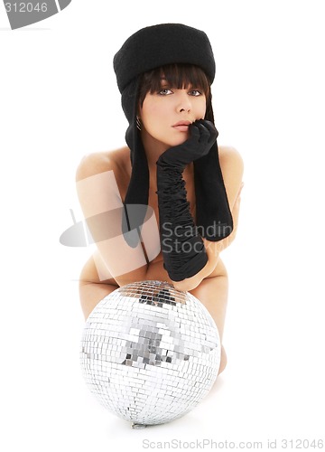 Image of glitterball girl