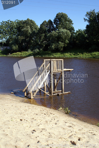 Image of Beach on the river