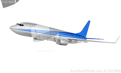 Image of cargo plane on white background