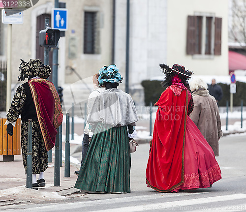 Image of Group of Disguised Persons