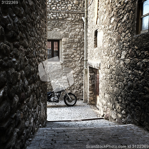 Image of Medieval town of Baga in Catalonia