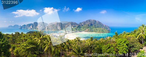 Image of Lush tropical island: Phi-Phi Don, Thailand.