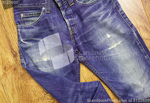 Image of nice blue jeans 