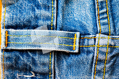 Image of vintage denim surface with seams