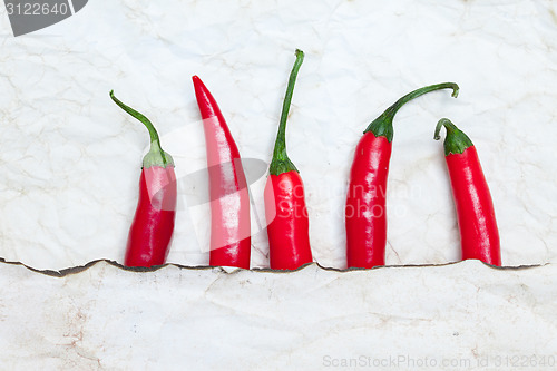 Image of red hot chili peppers