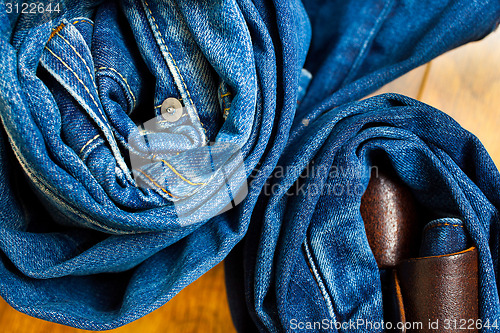 Image of rolled up jeans