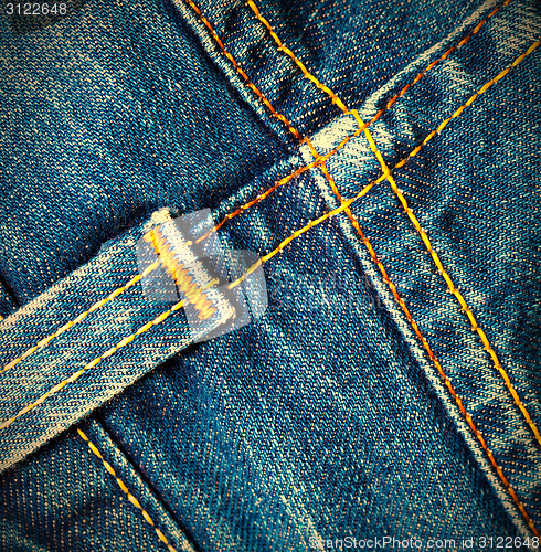 Image of vintage blue jeans
