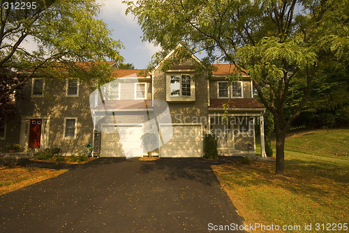 Image of suburban condominium exterior