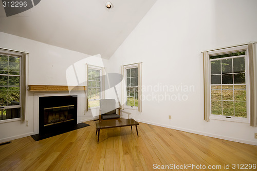 Image of great room in condo empty