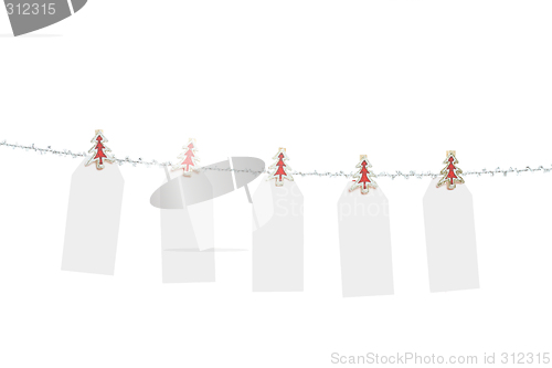 Image of Blank Christmas Tags