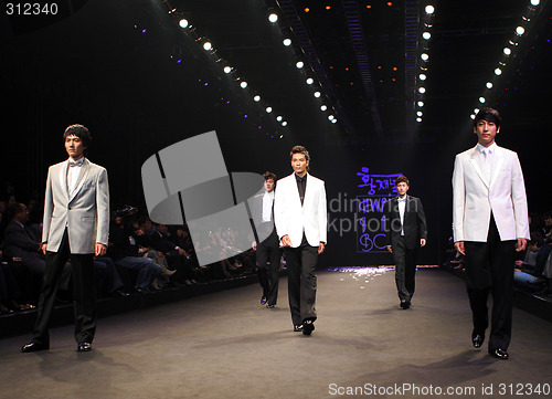 Image of Male models walking the catwalk at Seoul Collection (Fashion Wee