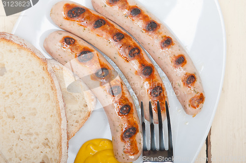 Image of traditional German wurstel sausages