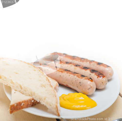 Image of traditional German wurstel sausages