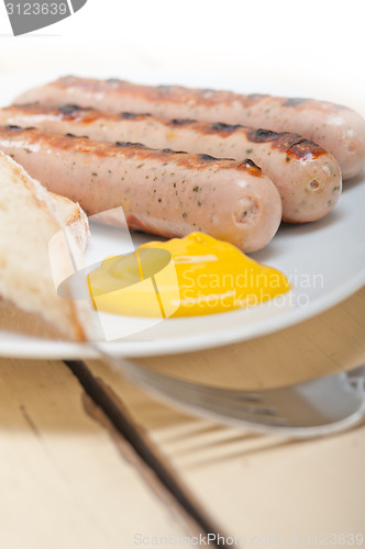 Image of traditional German wurstel sausages