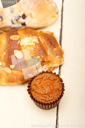Image of sweet bread cake selection 